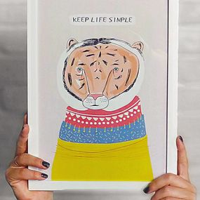 Постер в рамке Keep life simple 30x42 см, A3 (WMT3_EX006)