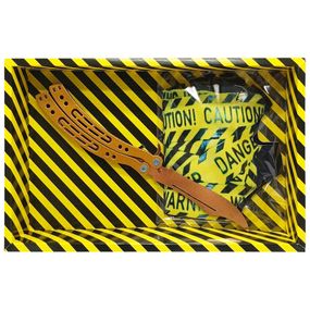 Сувенірні ножі дерев'яні набір BOX "Метелик GOLD" BALG-B