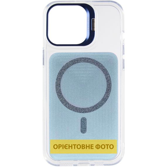 Чохол TPU+PC Jewel Sparkle with Magnetic Fit для Apple iPhone 15 Pro (6.1") Royal Blue | Зображення 1