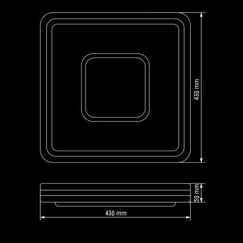 Светильник светодиодный Biom SMART SML-S02-70 3000-6000K 70Вт с д/у | Зображення 6