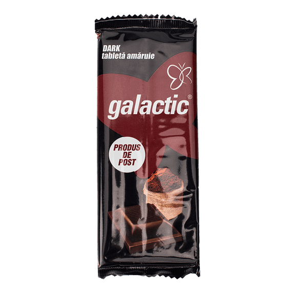 Темний (чорний) шоколад Galactic Dark, 90 г, Румунія