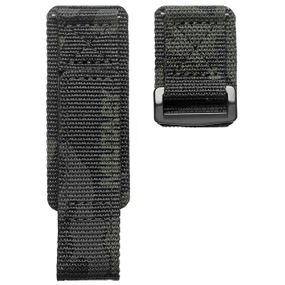 Ремешок для часов Hemsut HS131 Military nylon Velcro Camo Black 20 mm