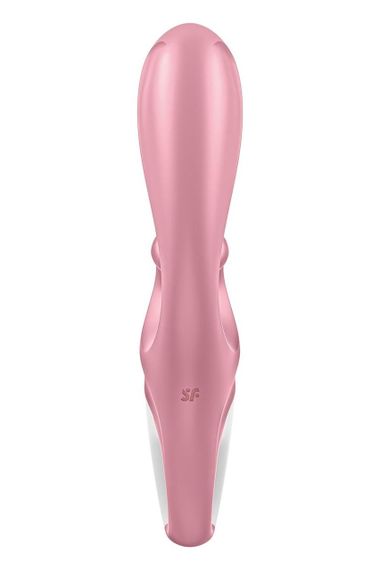Смарт вибратор кролик Satisfyer Hug Me Pink, 2 мотора, диаметр 4,2см, широкая клиторальная часть Sex Aura | Зображення 4