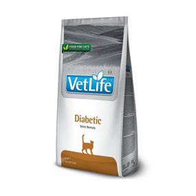Сухий лікувальний корм Farmina Vet Life Diabetic для котів, контроль рівня глюкози в крові при цукровому