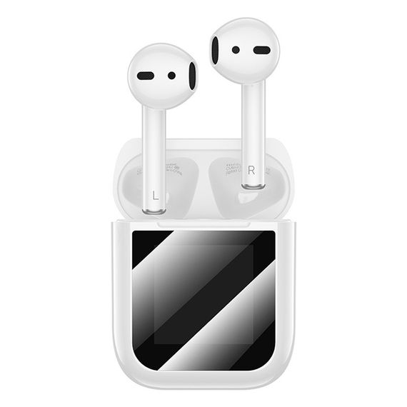 Беспроводные TWS наушники Hoco EW80 Magnificent with Touch Screen White | Зображення 1