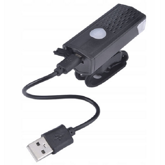 Велосипедний ліхтар з габаритами AQY-0108A-XPE + STOP-5LED, micro USB, вбудований акумулятор DC-2218 | Зображення 2