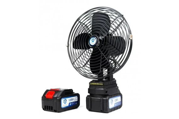 Вентилятор портативный (VAP-8) (8", 2 аккум. 21V(тяж), автооборот)