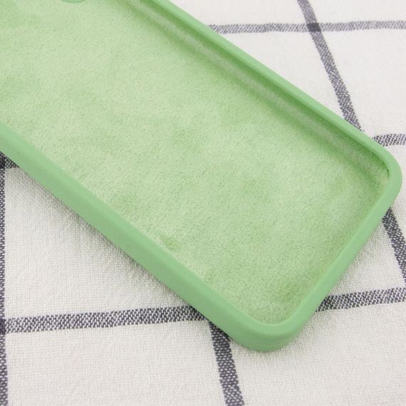 Чохол Silicone Case Square Full Camera Protective (AA) NOLOGO для Apple iPhone 7 plus/8 plus (5.5") М'ятний / Mint | Зображення 2