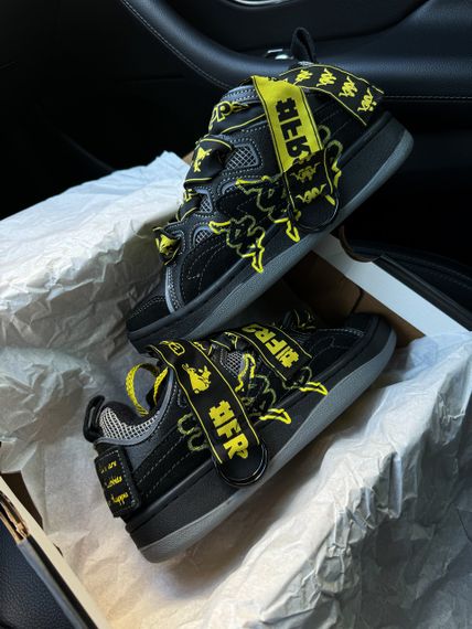 Кроссовки kappa fatty Black Yellow , Вьетнам kp001 40 25.5 | Зображення 9