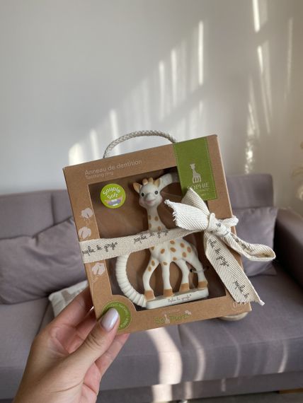 Прорізувач з кільцями Жирафа Софі, Sophie la girafe (Vulli) (м'який) (200318)