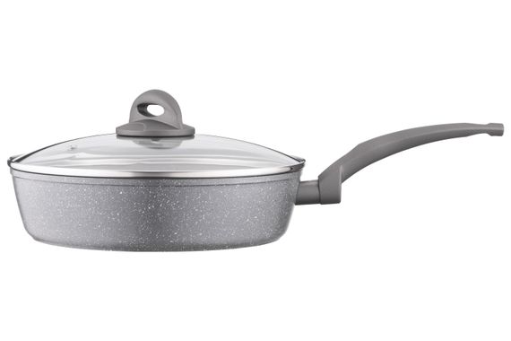 Сковорода ARDESTO глибока з кришкою Gemini Gourmet Apulia, 26см, алюміній, сірий (AR2426GGL) | Зображення 9