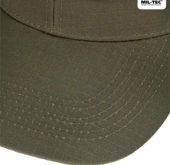 Бейсболка MIL-TEC Net Baseball Cap Olive з сіткою | Зображення 5