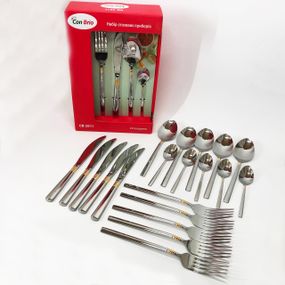 Набор столовых приборов 24 предмета Con Brio CB-3912 UJ-32