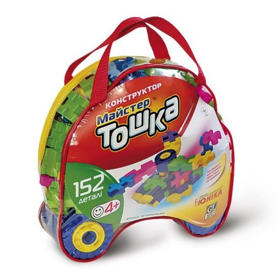 Конструктор с крупными деталями «Мастер Тошка» 80020, 152 детали | Зображення 1