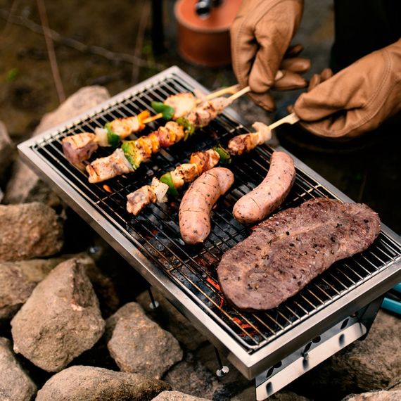Потративний гриль Naturehike Mini Picnic BBQ Grill NH20CJ006, сталь | Зображення 5