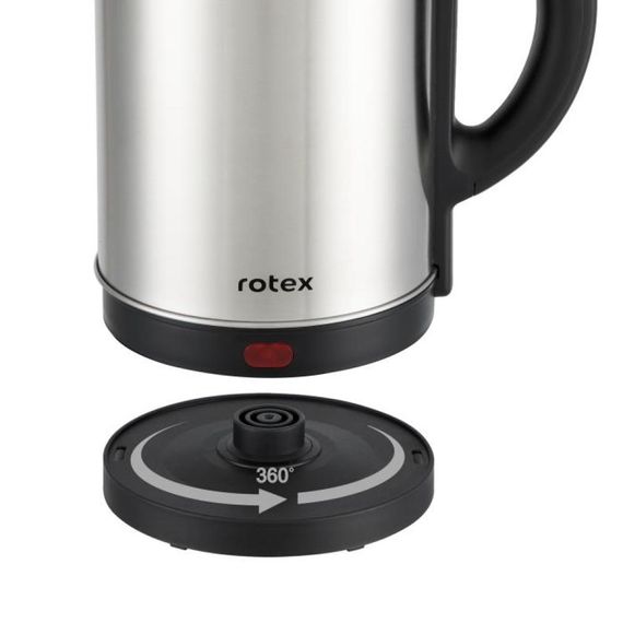Электрочайник Rotex RKT12-S 2 л серебристый | Зображення 3