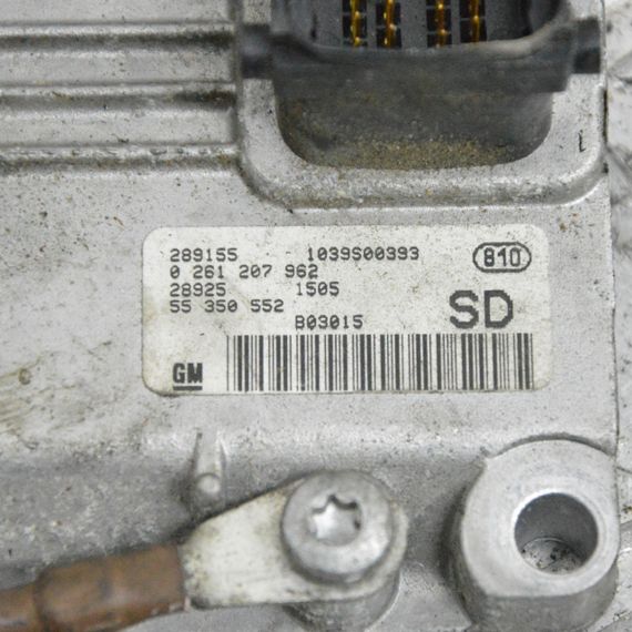 Блок керування двигуном 1.2 16V Opel Corsa C 2000-2006 Комп'ютер ЕБУ мотора Опель Корса Ц 55350552 | Зображення 1