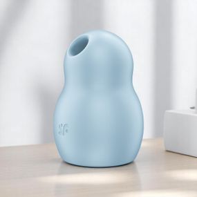 Вакуумний стимулятор Satisfyer Pro To Go 1 Blue — компактний стимулятор з вібрацією та технологією Air Pulse