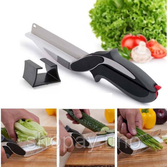 Розумний ніж ножиці 2 в 1 Clever Smart Cutter | Зображення 4
