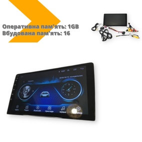 Автомагнітола 2Din з екраном 10,1'' пам'ять 1GB чорний (1004_3712)