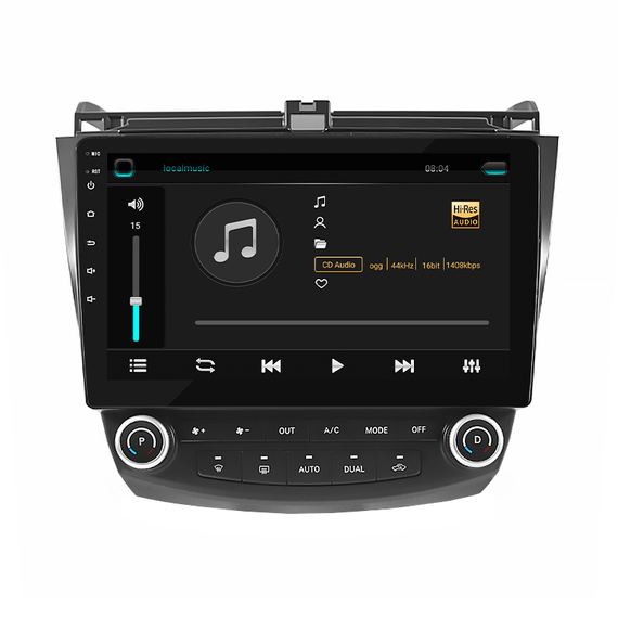 Штатная магнитола Lesko для Honda Accord VII Рестайлинг 2005-2008 экран 10" 2/32Gb/ 4G/ Wi-Fi Premium Андроид | Зображення 1