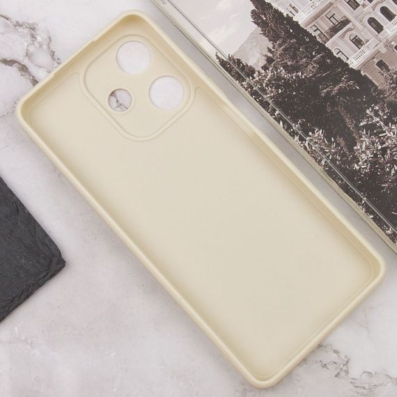 Силіконовий чохол Candy Full Camera для Infinix Hot 30 Play Бежевий / Antique White | Зображення 2