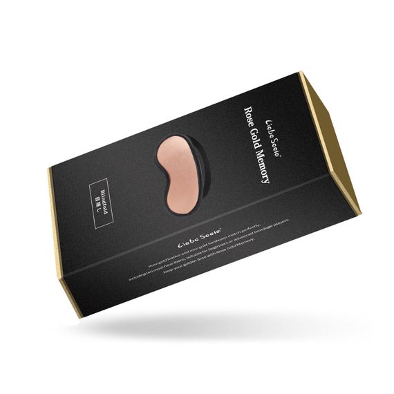 Маска на очі Liebe Seele Rose Gold Memory Blindfold Рожево-золотиста One Size | Зображення 7