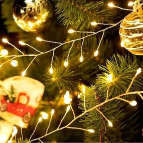 Гірлянда Роса зелений дріт USB з пультом д/в 10м 300LED