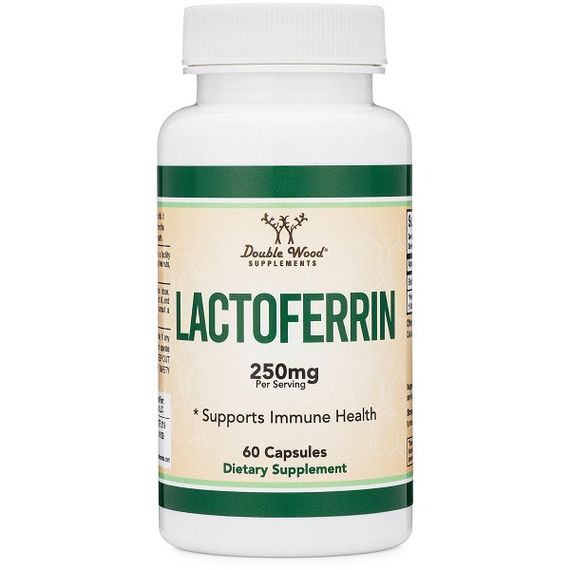 Комплекс для травлення Double Wood Lactoferrin 250 mg 60 Caps