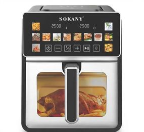 Мультипечь Sokany SK-10140 аэрофритюрница сенсорное управление 7 л 12 автоматических программ 1600 Вт Черный