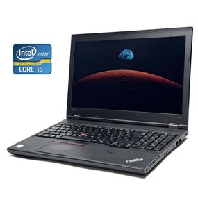 Ноутбук Б-клас Lenovo ThinkPad L560 / 15.6" (1366x768) TN / Intel Core i5-6300U (2 (4) ядра по 2.4 - 3.0 GHz) / 8 GB DDR4 / 240 GB SSD / Intel HD Graphics 520 / WebCam / DVD-RW / Win 10 Pro б/в