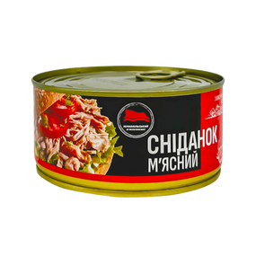 Сніданок м'ясний Тернопільський м'ясокомбінат 325 г