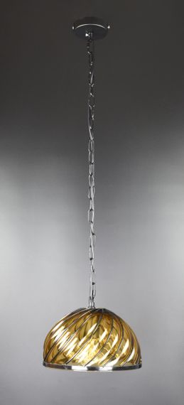 Люстра підвісна LOFT на 1 лампочку 26470 Чорний 25-90х25х25 см.