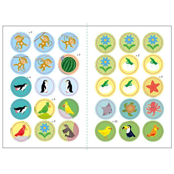 Книга з наклейками Малюк Киць-Киць "Зоопарк" 1841003, 12 сторінок | Зображення 3