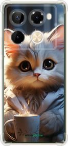 Чохол на Infinix Note 40 Pro+ 5G Білий кіт "5646sp-3801-2448"