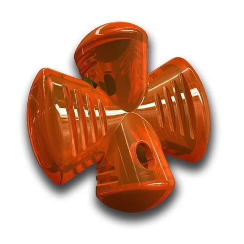 Іграшка для собак OutwardHound Bionic Opaque Stuffer помаранчева, 12.5 см
