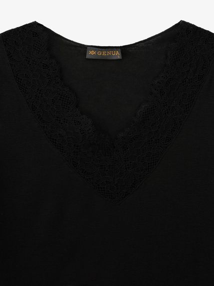 Джемпер однотонний жіночий GENUA G01117-0007 L Чорний shop (2000999550546) | Зображення 1