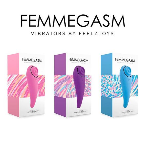 Пульсатор для клітора плюс вібратор FeelzToys - FemmeGasm Tapping & Tickling Vibrator Pink | Зображення 6