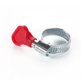 Хомут червячный с бабочкой оцинкованный W1 16-25мм (пач 50шт) APRO