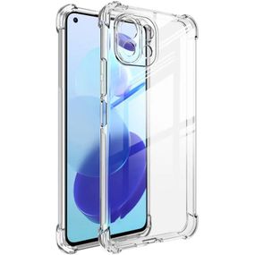 TPU чохол GETMAN Ease logo посилені кути Full Camera для Xiaomi Mi 11 Lite Безбарвний (прозорий)