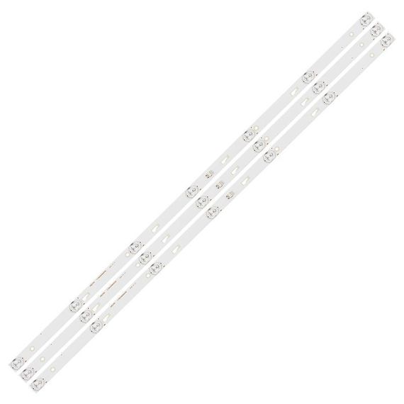 LED підсвітка TV 43" 43D2700 1.1.09.0000000150 4C-LB430T-HR1CK 43HR332M07A0 V2 LC430DUY-SHA 3шт.