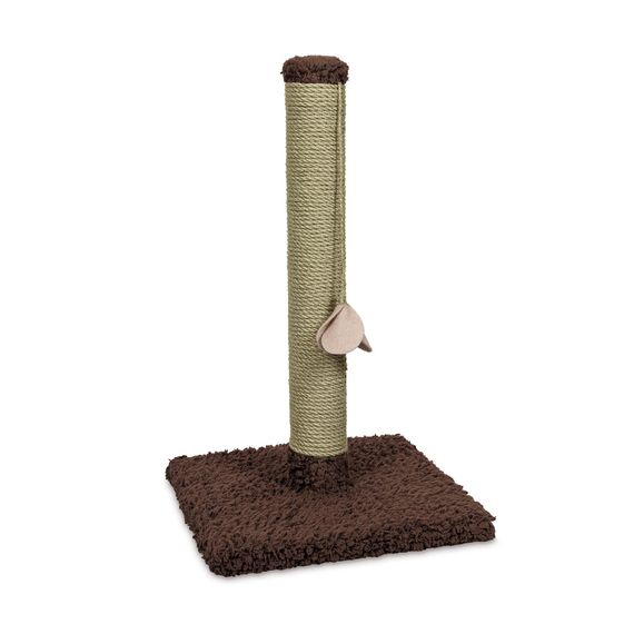 Дряпка Priroda Teddy стовпчик для котів 32×32×53 см
