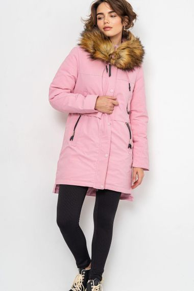 Куртка женская  цвет розовый 224R19-13 | Зображення 1