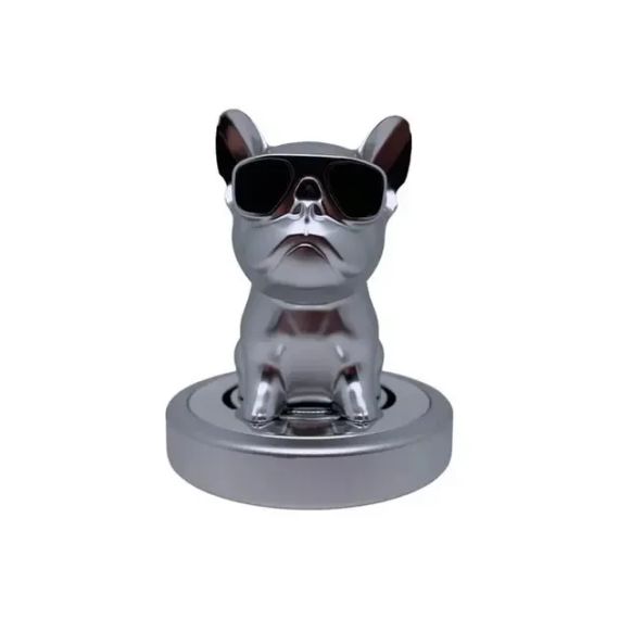 Ароматизатор для авто "Бульдог" з головою, що хитається, розмір 9х8 см | Зображення 1