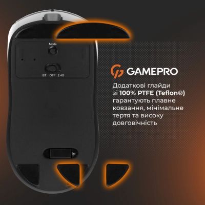 Мышка GamePro Genesis Winner Wireless/Bluetooth/USB White (GM079W) | Зображення 3