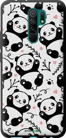 Чохол на Xiaomi Redmi 9 Панди "4318b-2019-2448"