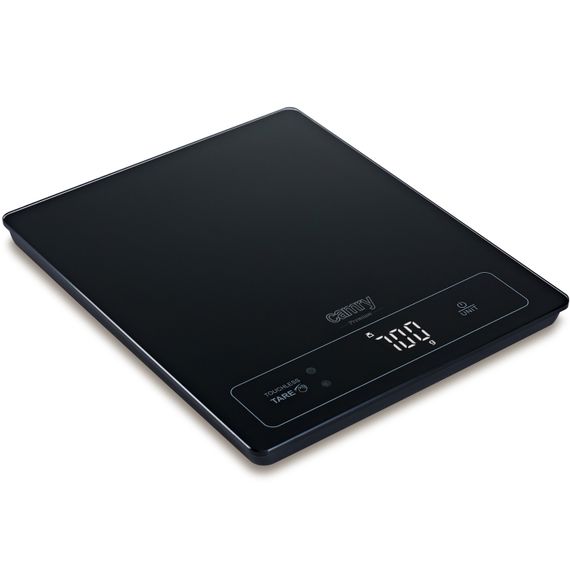 Ваги кухонні Camry CR 3175 black електронні/ 15кг/ г; мл, унція/ USB type C/ автовимкнення/ скло