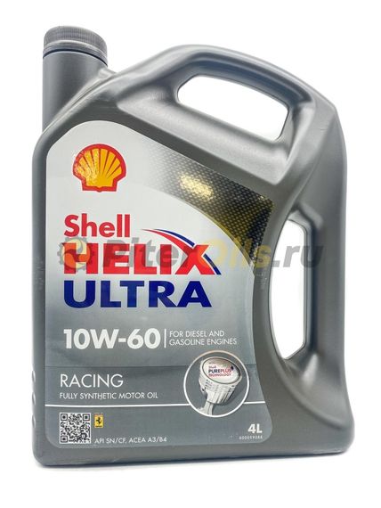 Моторна олива Shell Helix Ultra Racing 10W-60 4л.