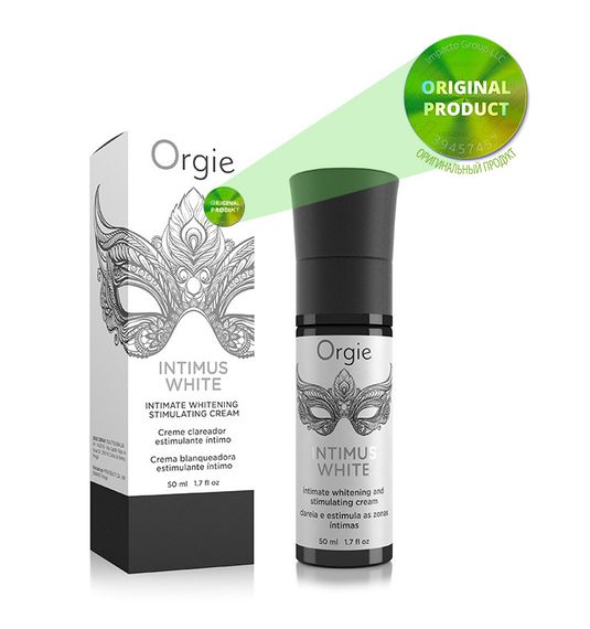 Збуджуючий гель ORGIE INTIMUS WHITE для висвітлення та підвищення чутливості інтимних зон | Зображення 1