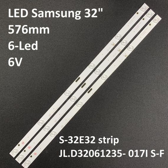 LED підсвітка TV 576mm SATURN TV LED32HD900UST2 LED32HD800UT2 LED32HD800 LED32HD900 ST 32 3 шт.